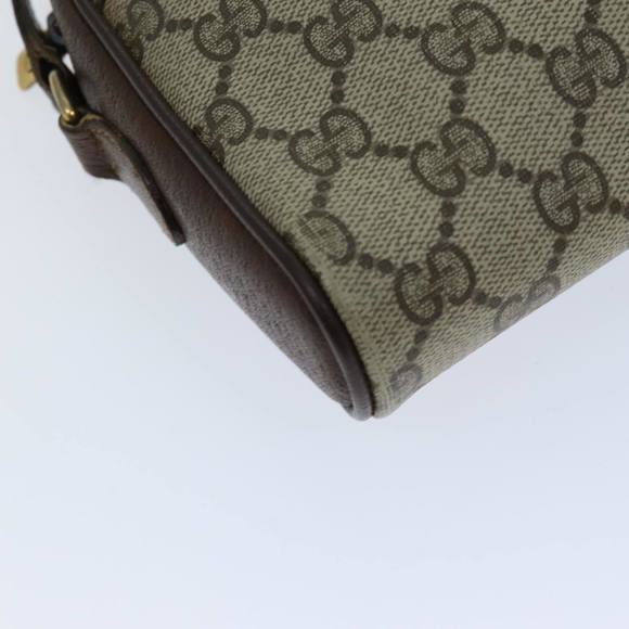 GUCCI GG Supreme Web Sherry Line Shoulder Bag Beige Green 116 02 089 Auth 73003 - Picture 16 of 16